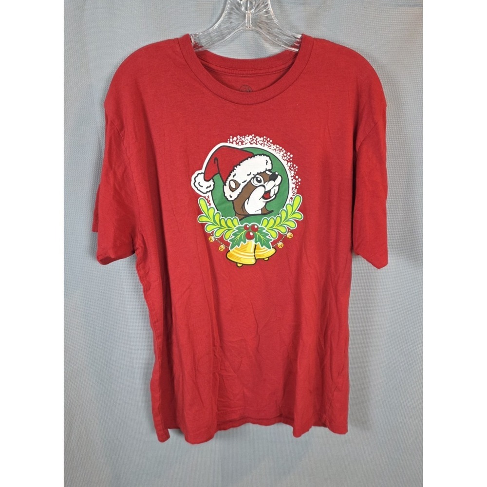 Buc-ee's 2025 Christmas Red T- Shirt "Jingle" XL Bucees - Picture 2 of 7